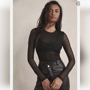 Free People Ribbed Seamless Top